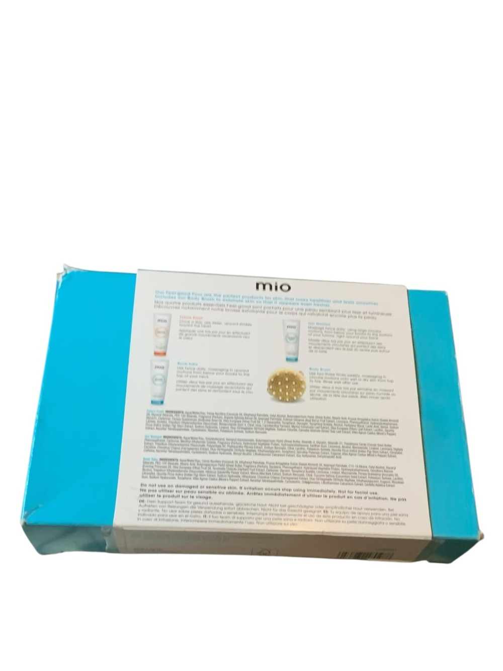 Mio Feel-Good Four Kit Vegan Skincare Set Firming Serum Body Butter Dry Brush - Picture 2 of 4